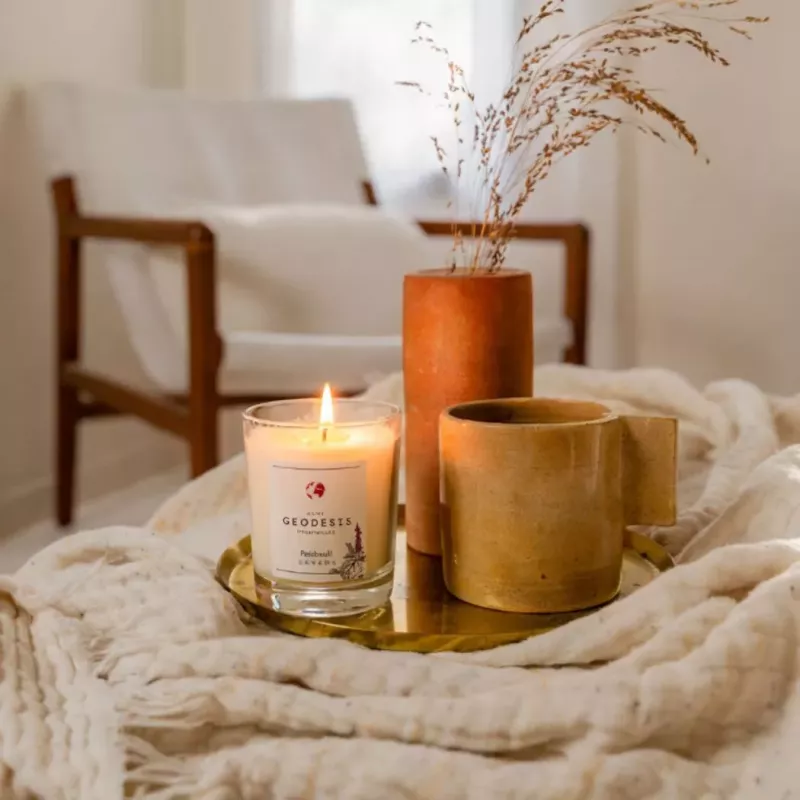 Scented candle, Home fragrance, Patchouli, 180g