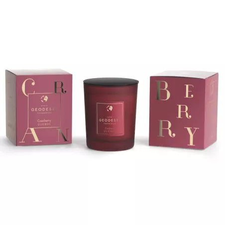 Scented candle, 180g, Cranberry, Christmas limited edition