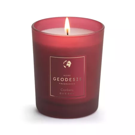 Bougie parfumée 180g Cranberry, Edition limitée de Noël