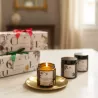 90g Candles trio set, Amber-woody, ideal gift
