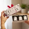 90g Candles trio set, Amber-woody, ideal gift