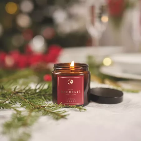 90g Ointment jar candle, Cranberry, Christmas limited edition