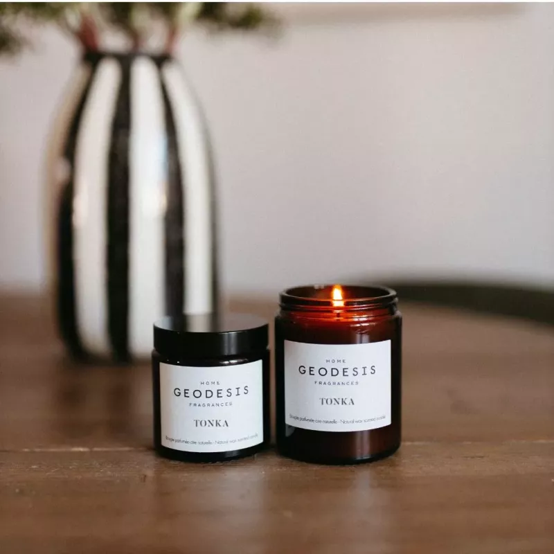 Bougie parfumée 90g Tonka