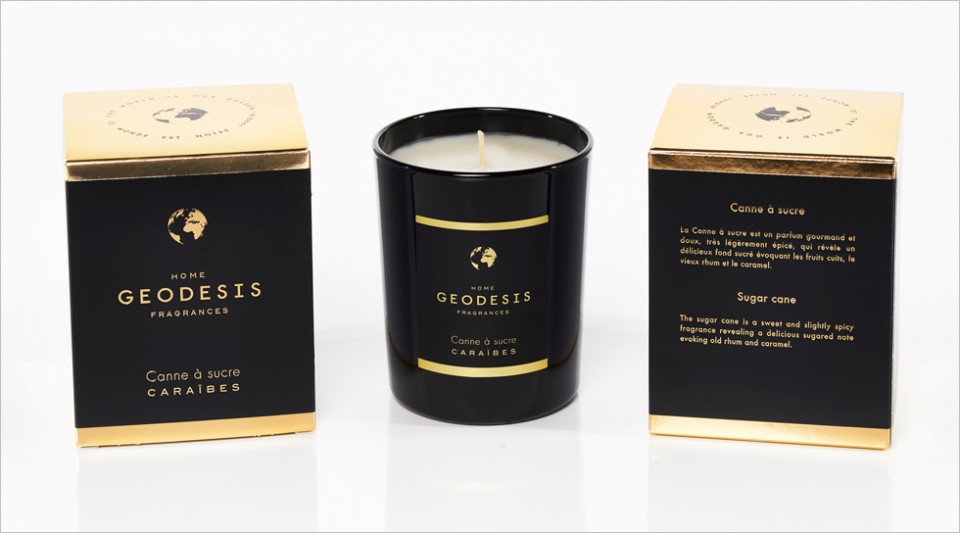 Long pepper scented candle